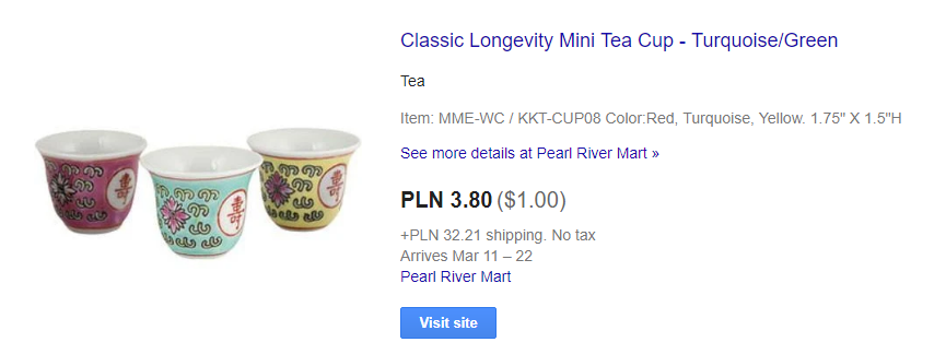 good product description in Google Shopping